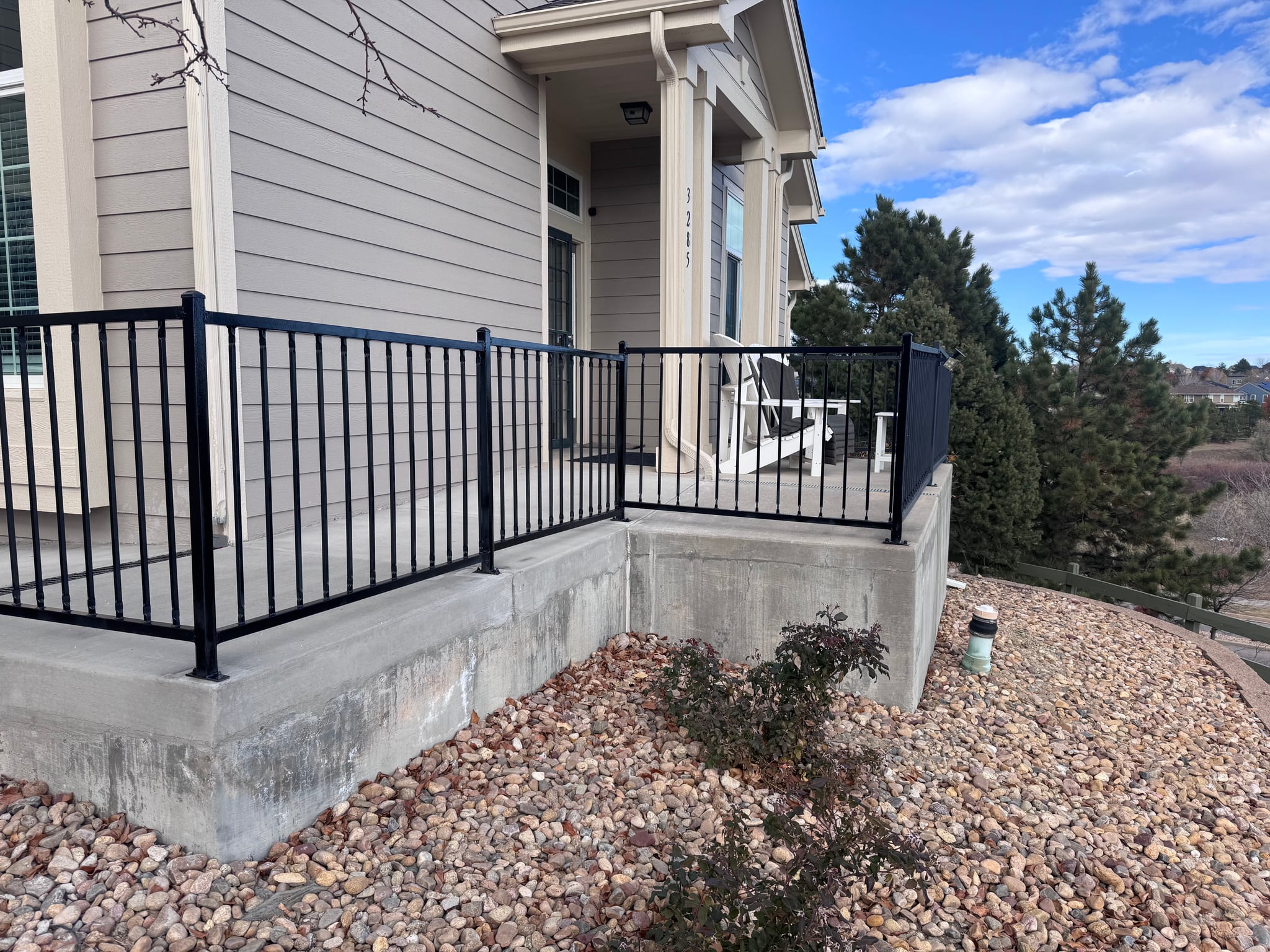 Railing Installation Example